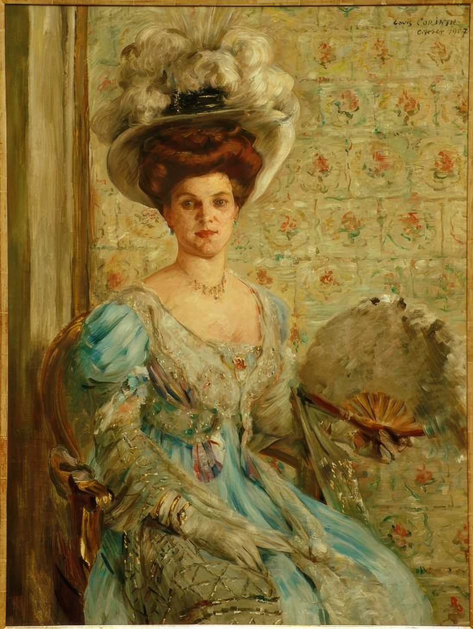 Portræt Grevinde Finkh (Eleonore von Wilke) af Lovis Corinth