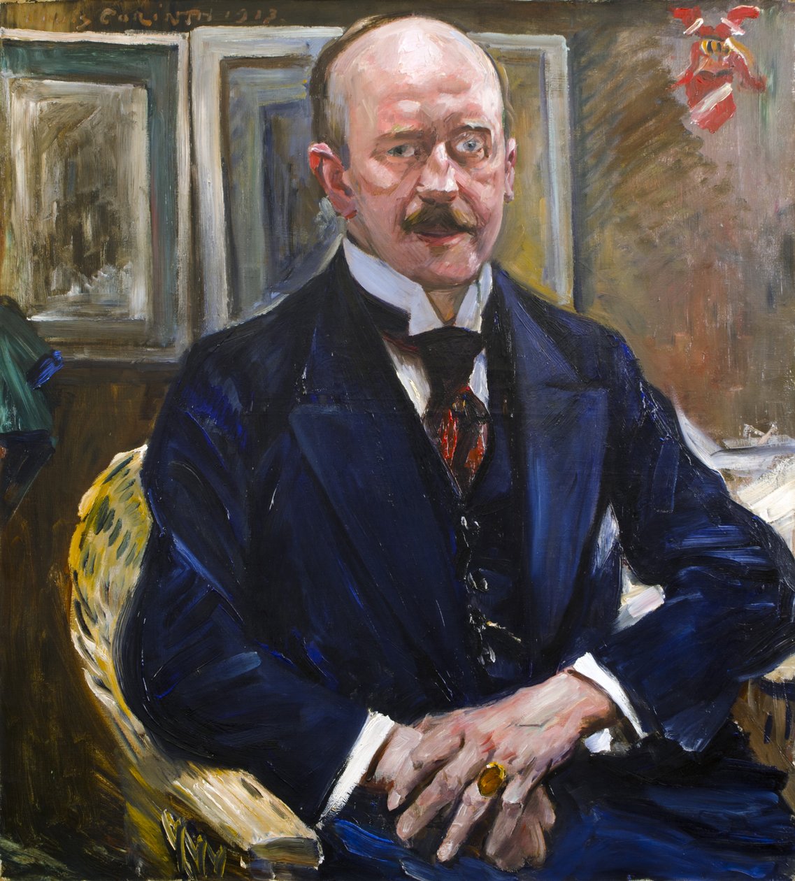 Portræt af Alexander Freiherr von Reitzenstein, 1913 af Lovis Corinth