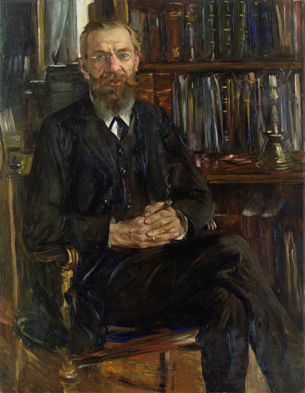 Portræt af Dr. Edward Meyer (1855-1930) 1910-11 af Lovis Corinth
