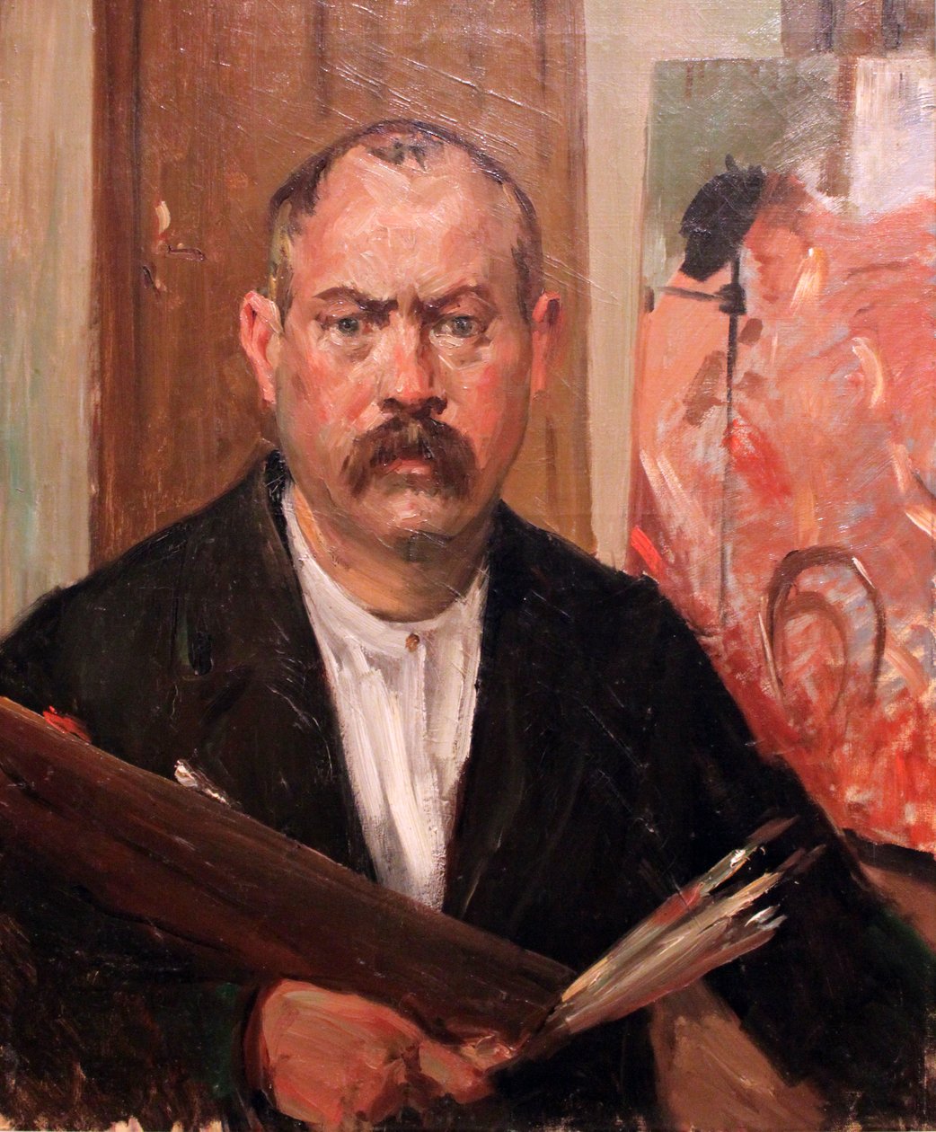 Selvportræt uden krave af Lovis Corinth