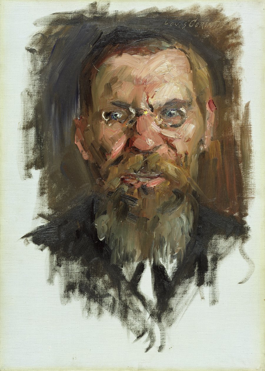 Studie til et portræt af professor dr. Eduard Meyer, 1910 af Lovis Corinth