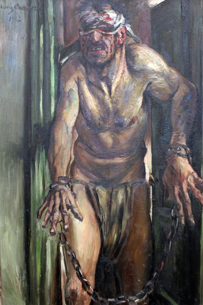 Den blinde Simson af Lovis Corinth