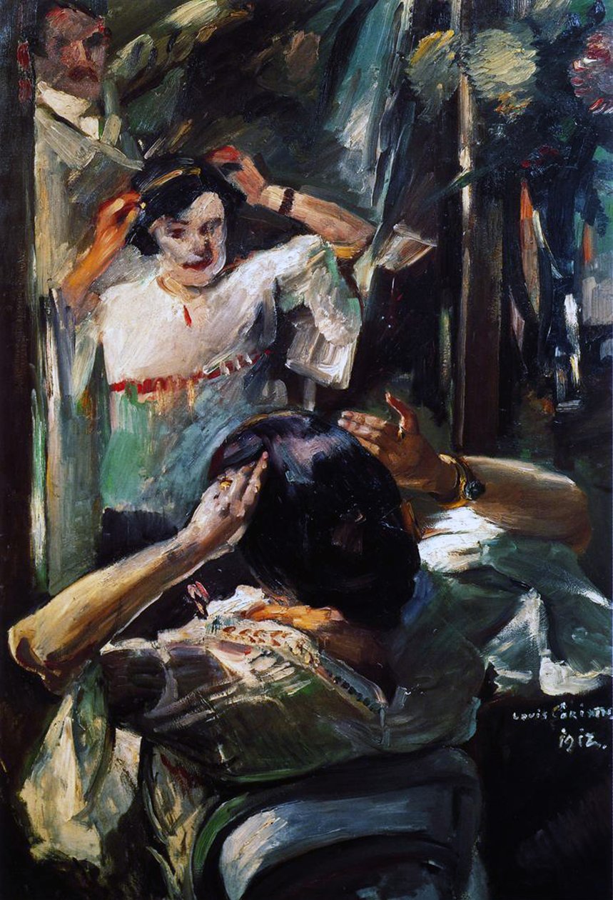 Spejlet, 1912 af Lovis Corinth