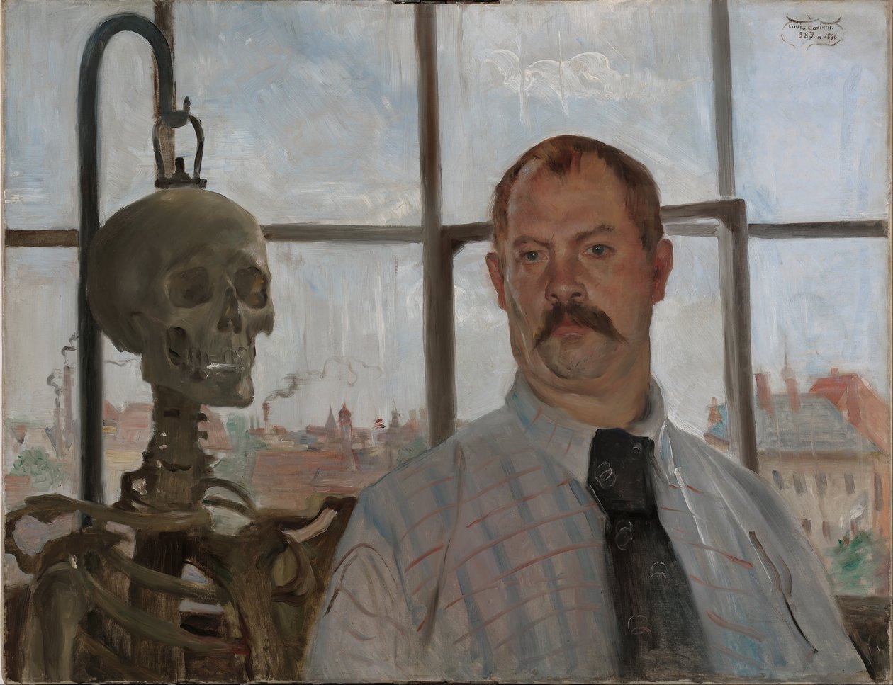 Selvportræt af Lovis (1858-1925) Corinth