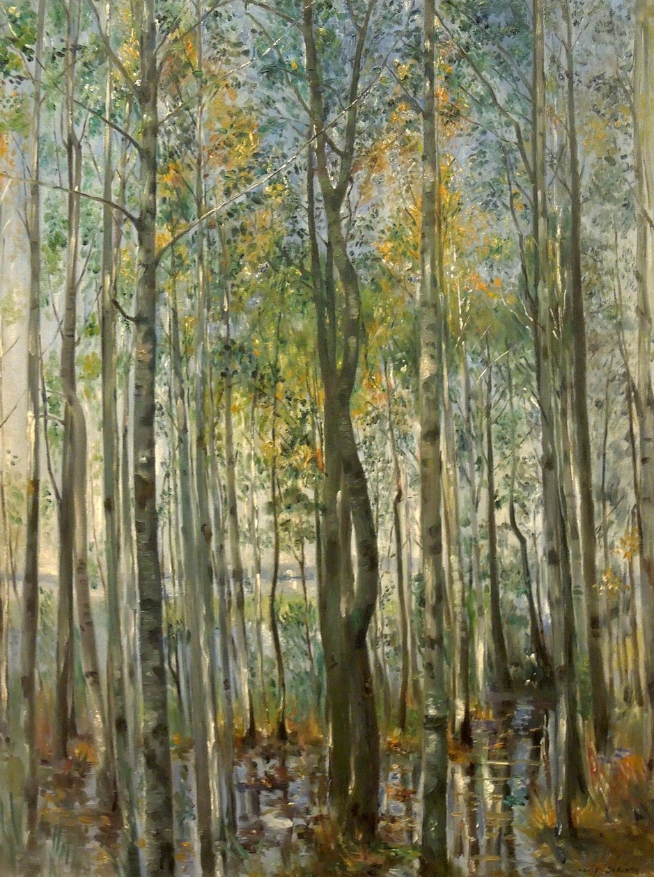 En skov. Oversvømmelse ved Starnbergsøen af Lovis Corinth