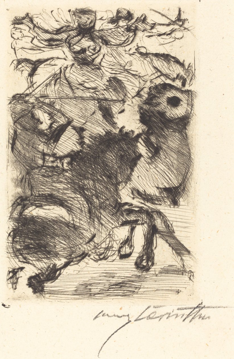 Adhba die Kamelin Adhba the Camel, 1919. af Lovis Corinth