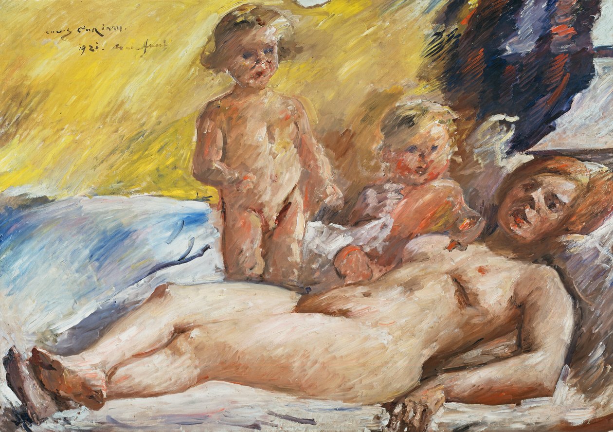 Akt med Putten af Lovis Corinth