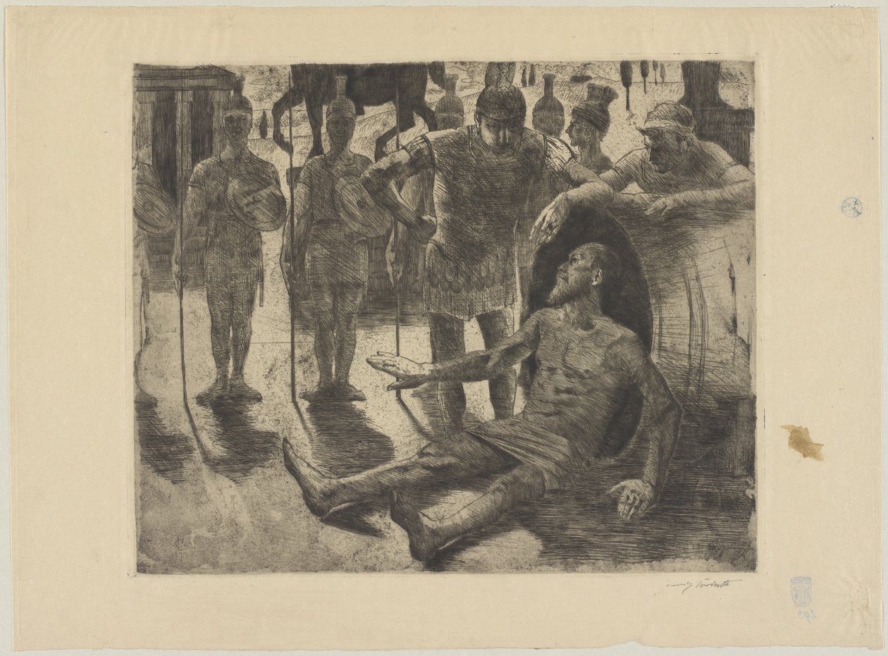 Alexander og Diogenes af Lovis Corinth