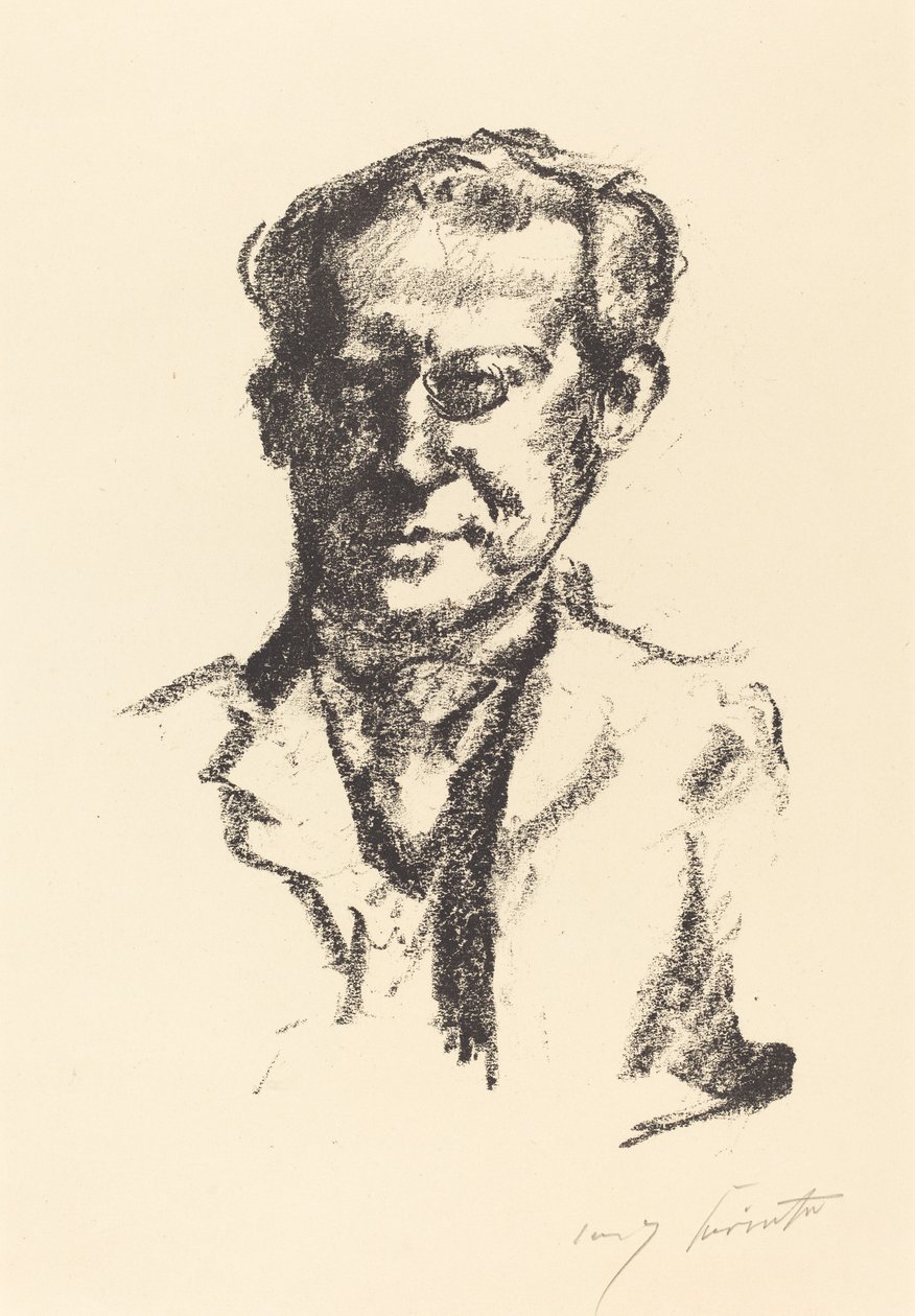 Arno Holz, 1922. af Lovis Corinth