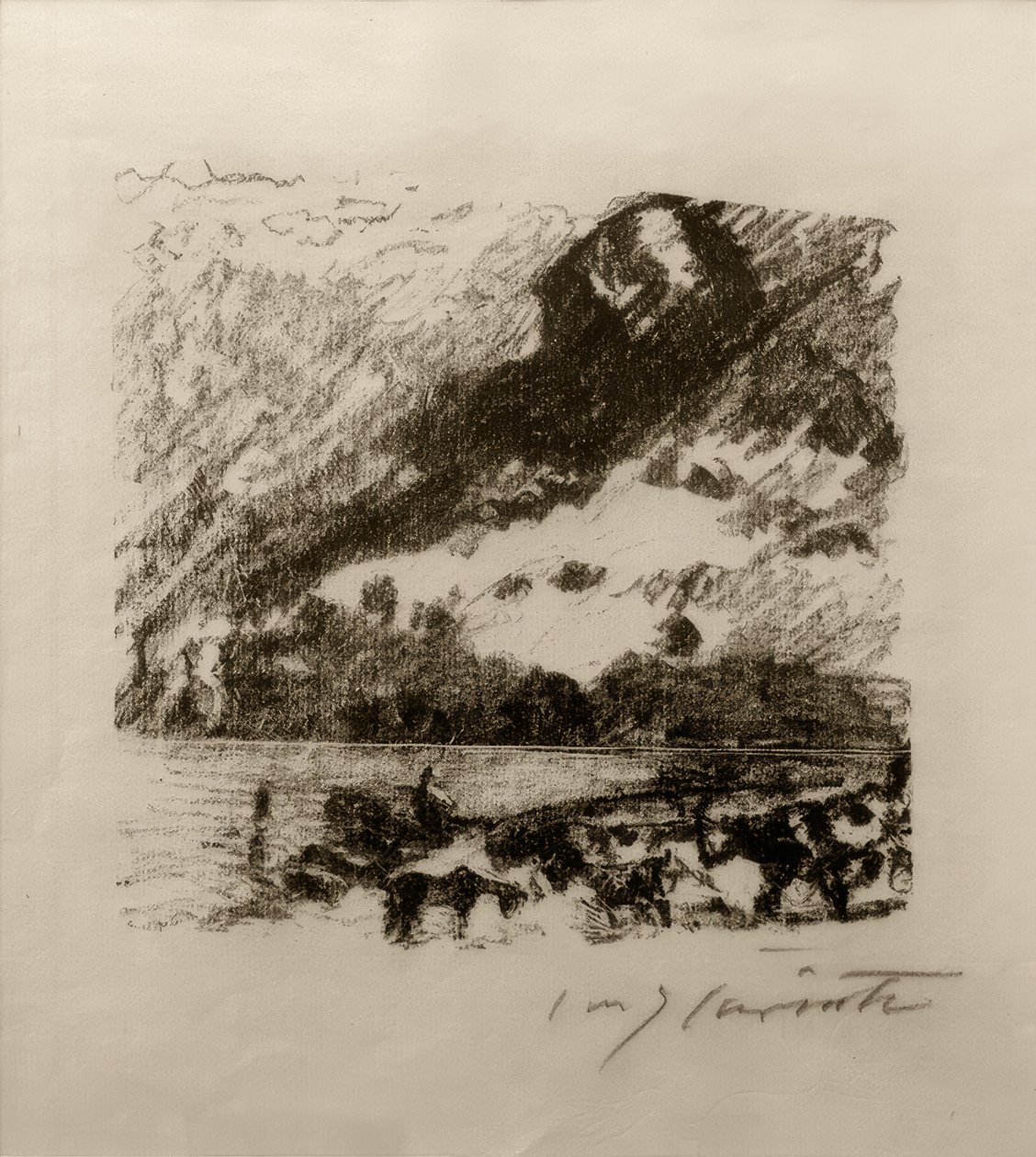 Bergsee af Lovis Corinth