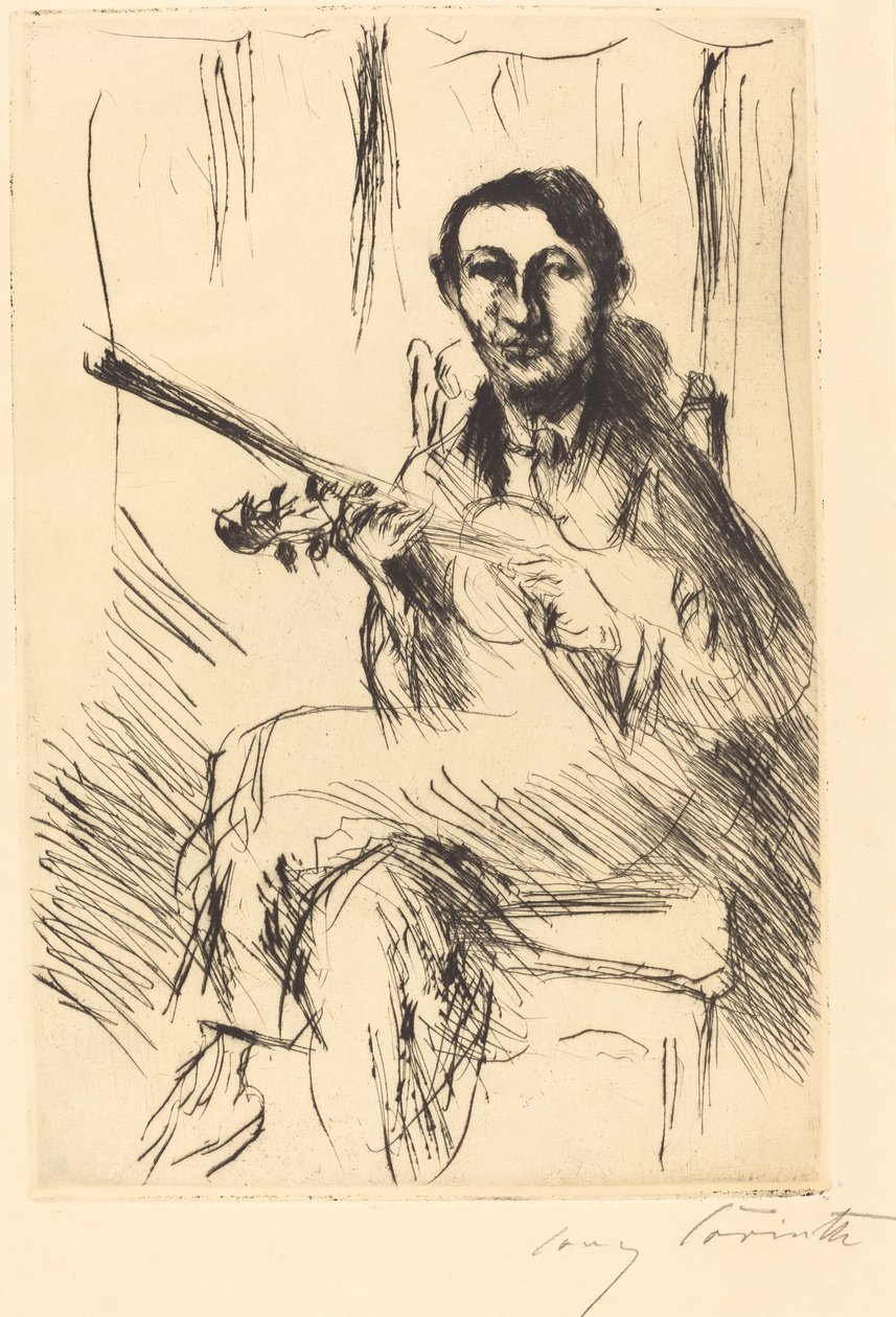 Portræt af Andreas Weissgaerber af Lovis Corinth