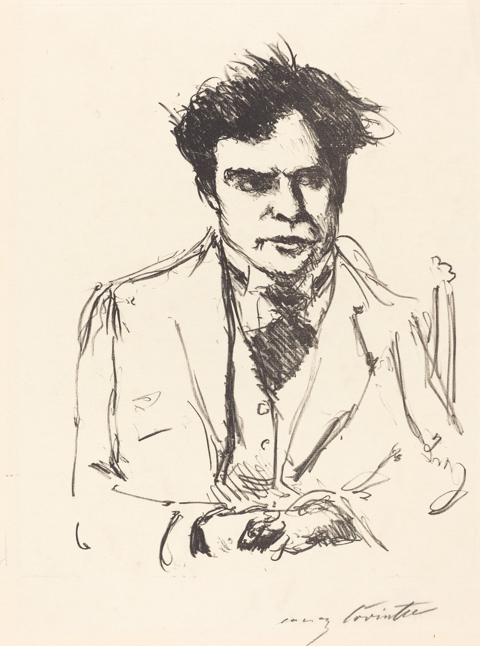Portræt af Joseph Schwarz Portræt af Joseph Schwarz, 1916. af Lovis Corinth
