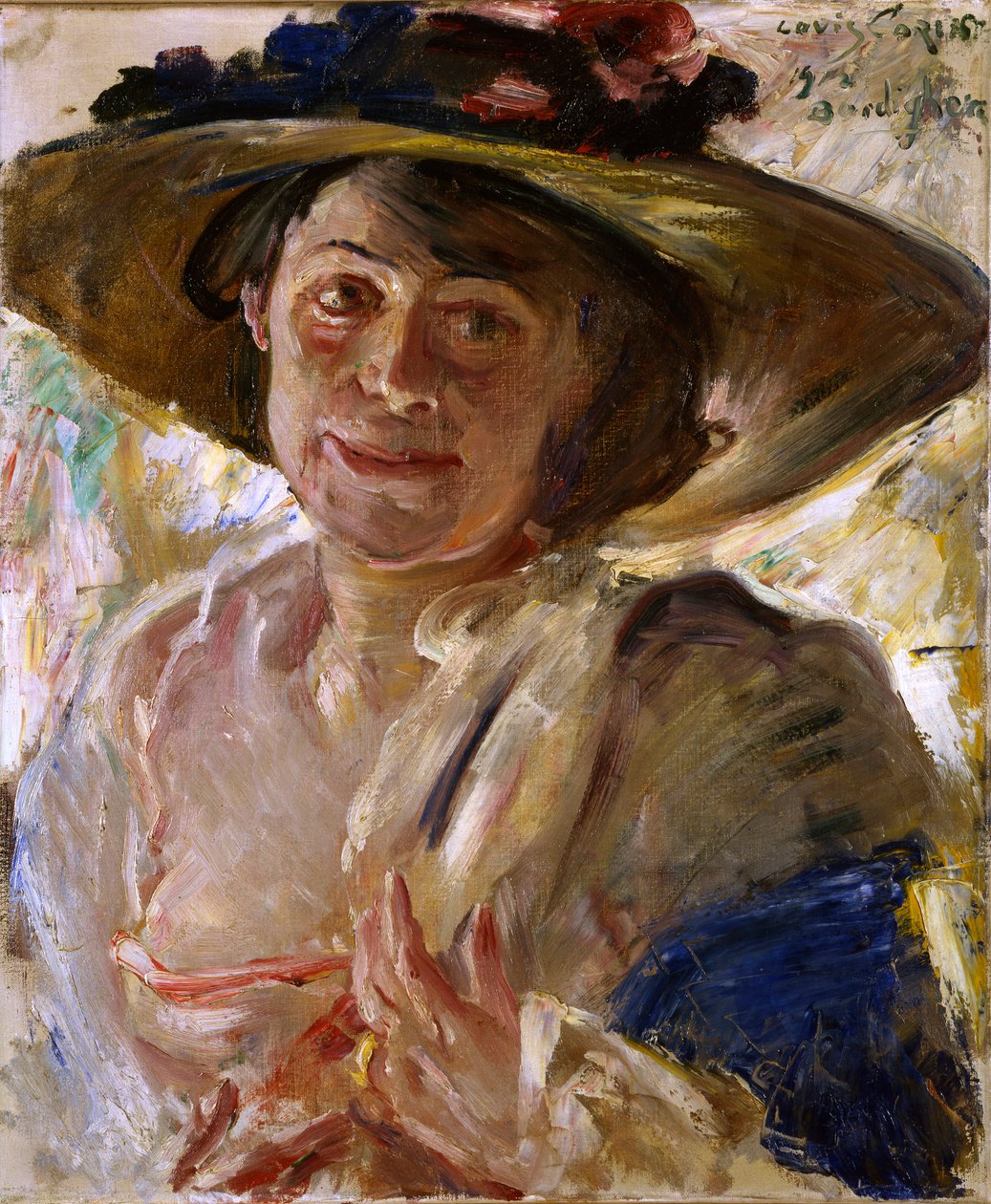 Portræt af hustruen af Lovis Corinth