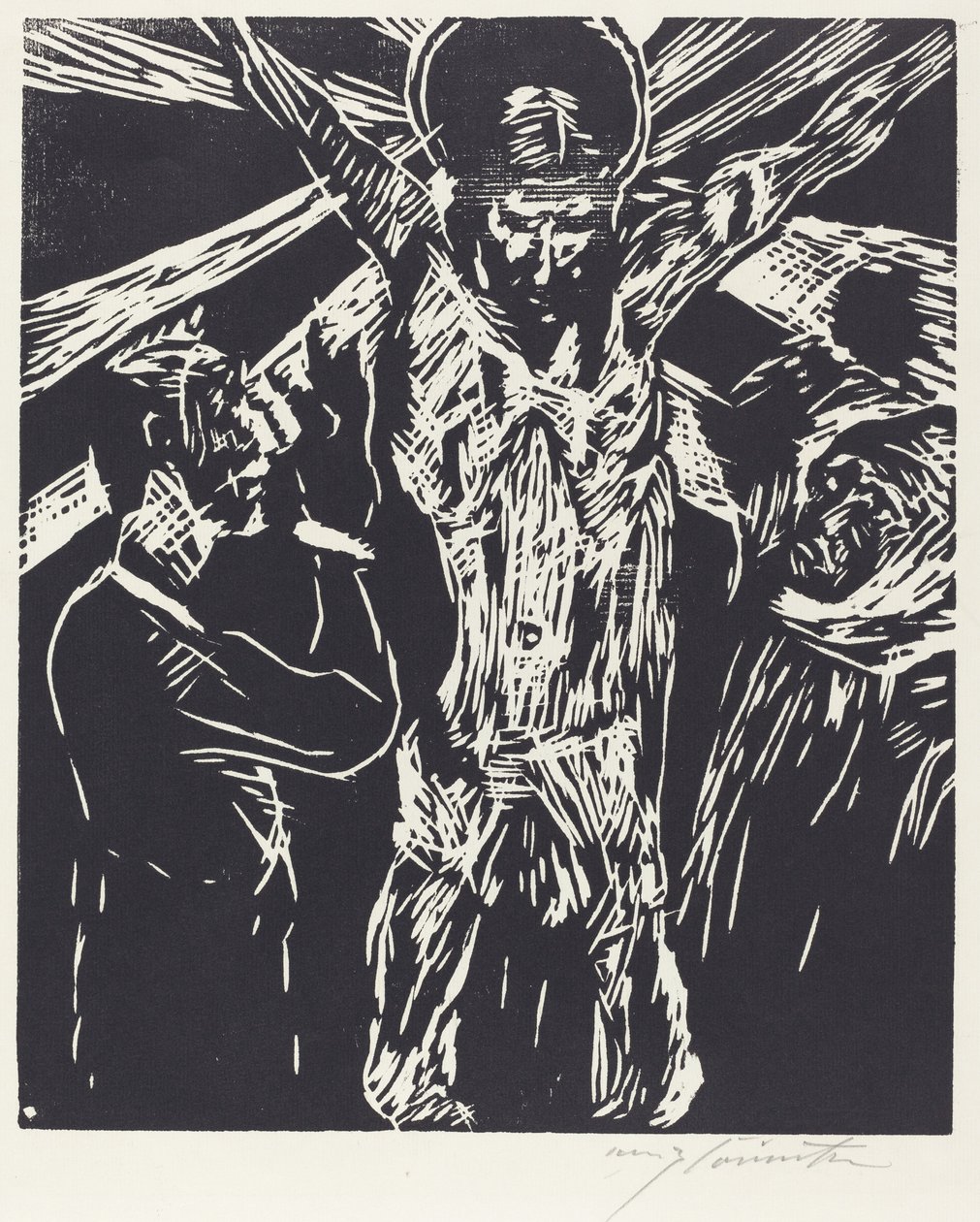 Kristus på korset (Korsfæstelsen) af Lovis Corinth