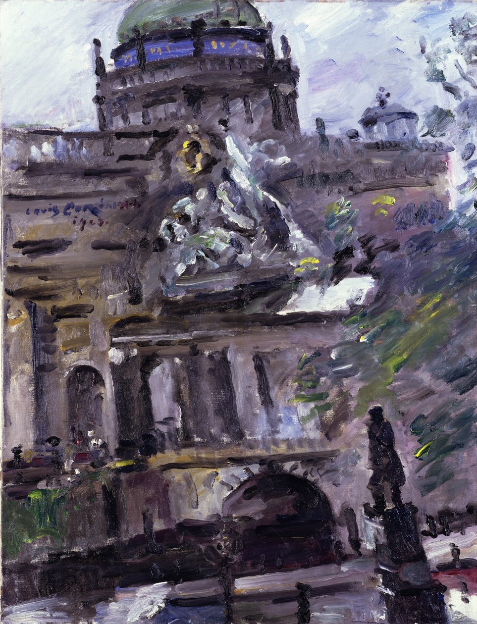 Berliner Schloss set fra Darmstädter Bank af Lovis Corinth