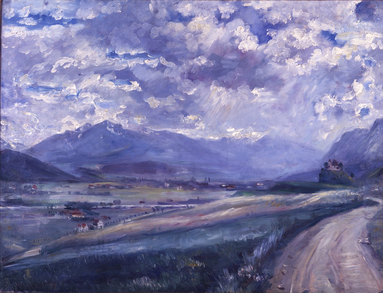 Inndalen ved Thaur. Innsbruck af Lovis Corinth