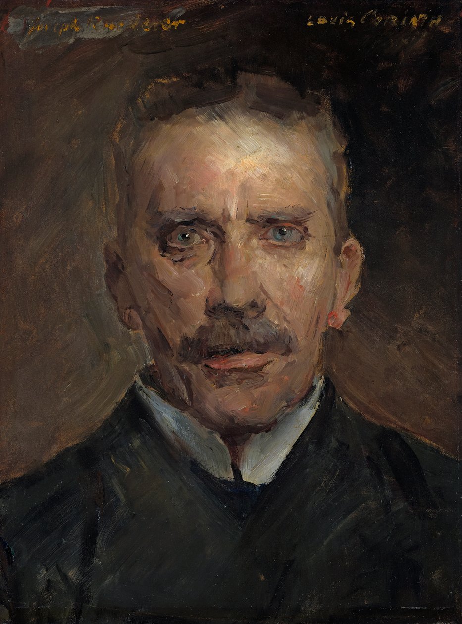 Digteren Josef Ruederer af Lovis Corinth