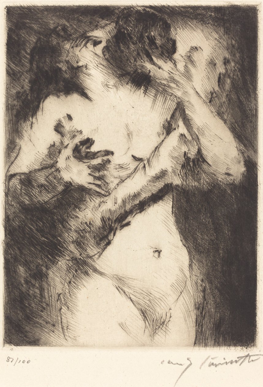 Kysset af Lovis Corinth