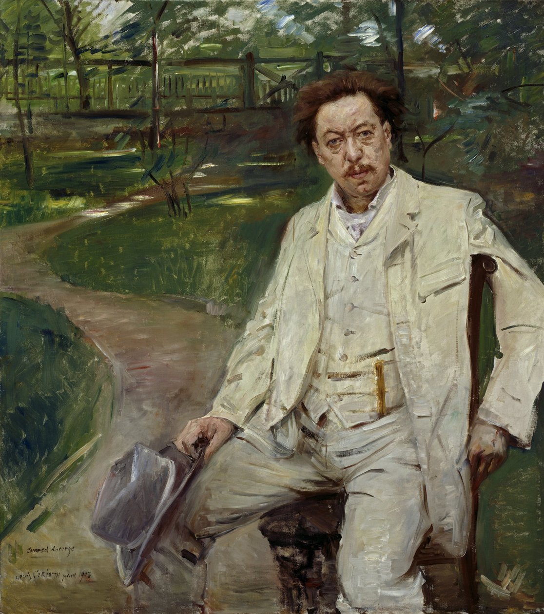 Pianisten Conrad Ansorge af Lovis Corinth