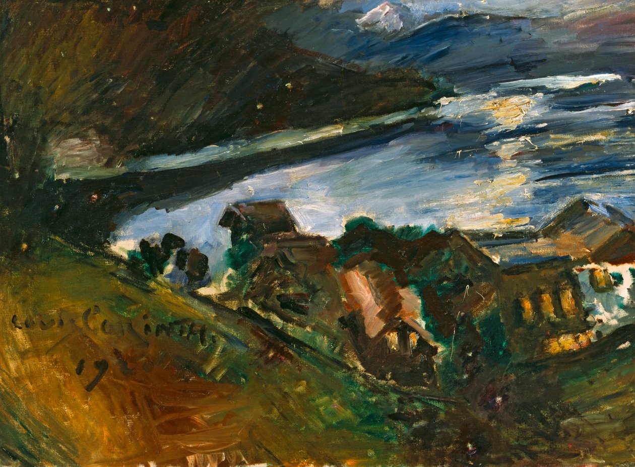 Walchensee i måneskin af Lovis Corinth
