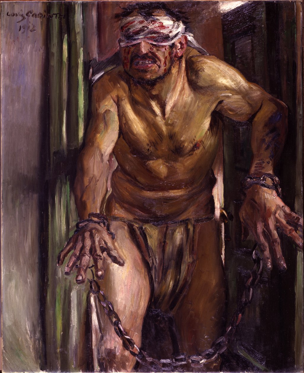 Den blindede Samson af Lovis Corinth