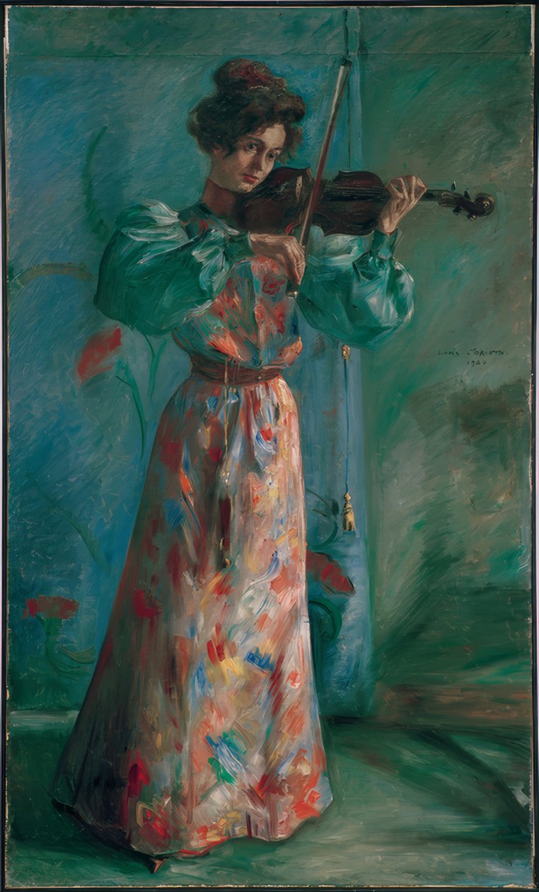 Violinspilleren af Lovis Corinth