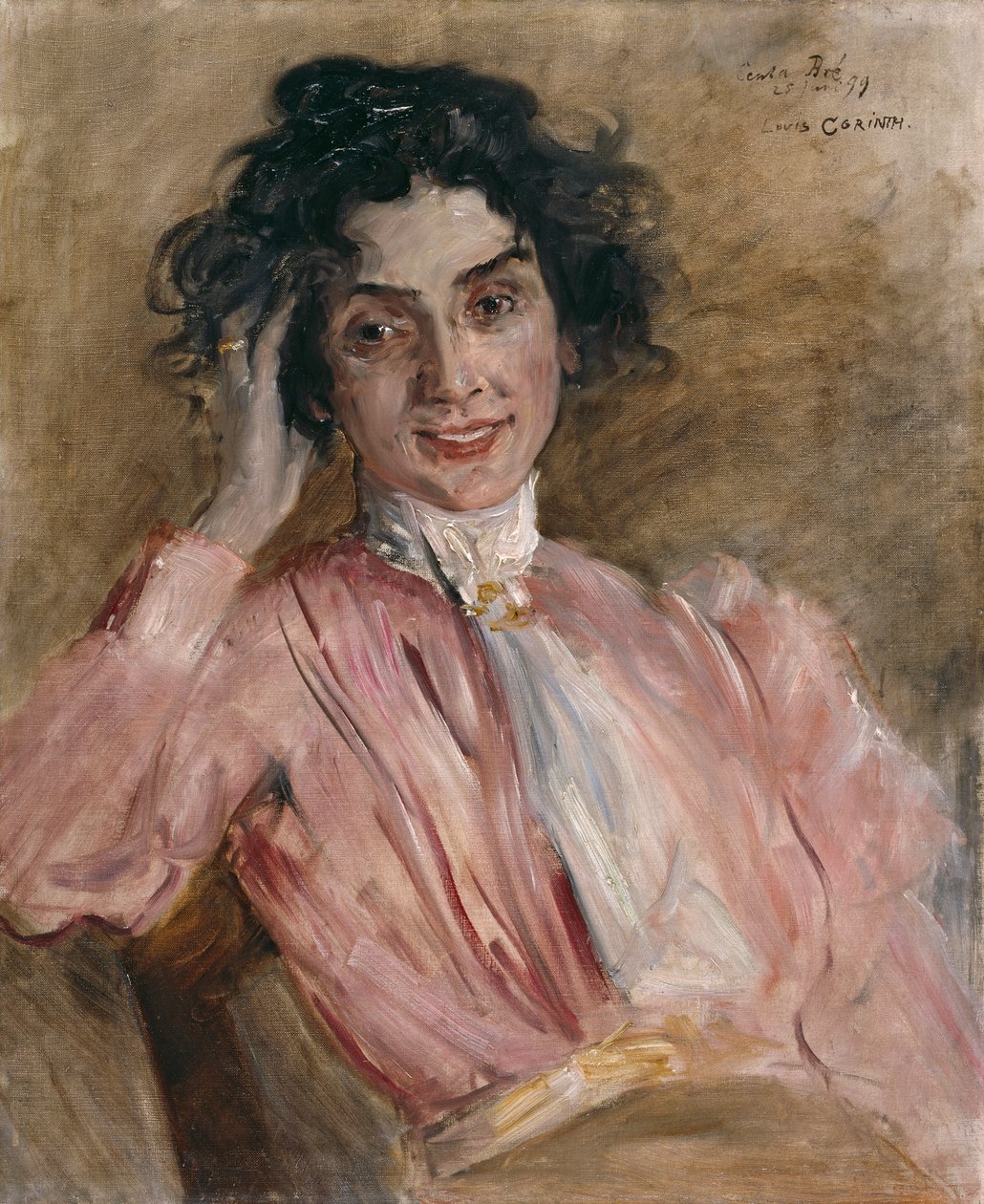 Skuespillerinden Centa Bré af Lovis Corinth
