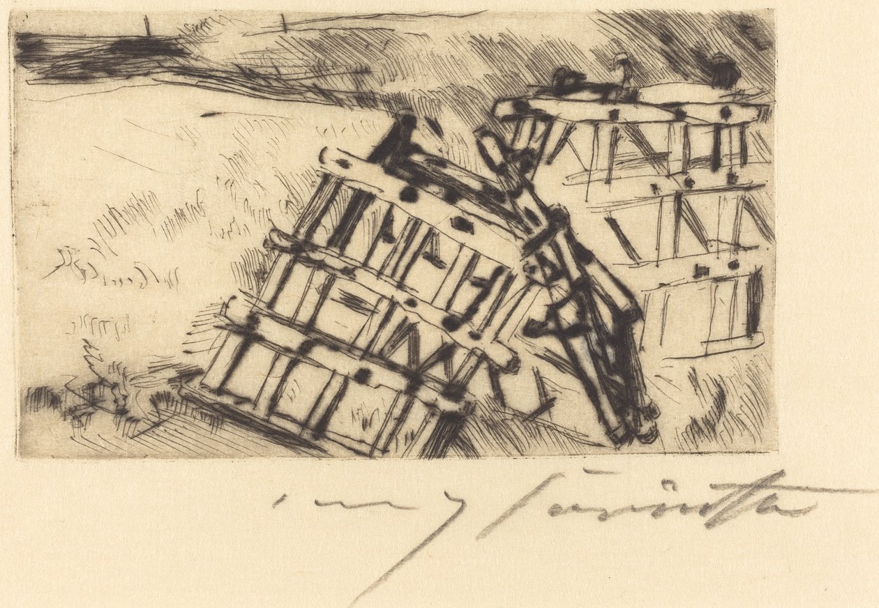 Æggeharve, 1916. af Lovis Corinth