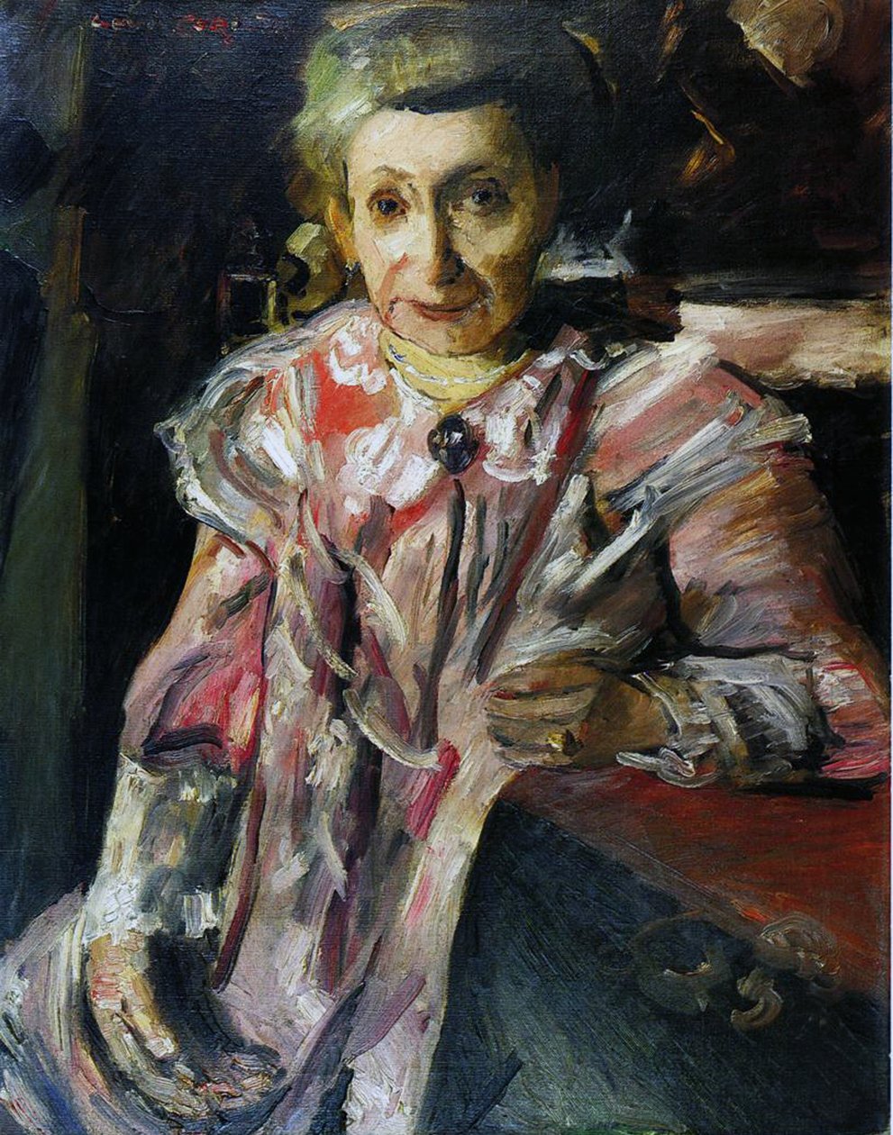 Fru Hedwig Behrend, 1916 af Lovis Corinth