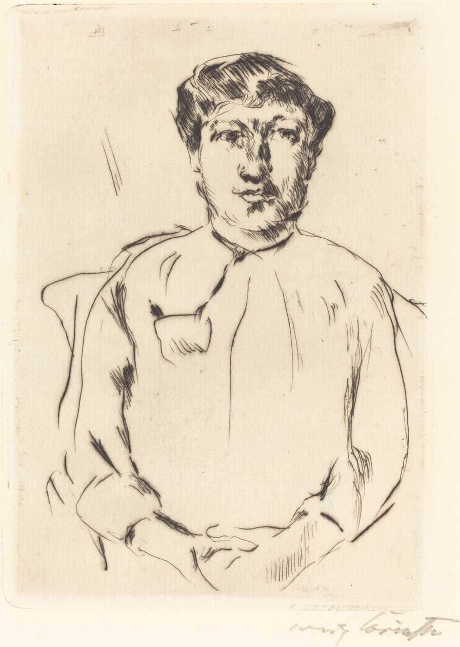 Frauenbildnis (Portræt af en kvinde) af Lovis Corinth