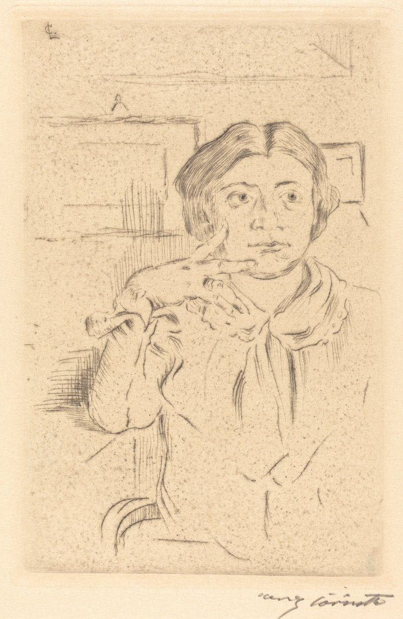 Kunstnerens hustru af Lovis Corinth