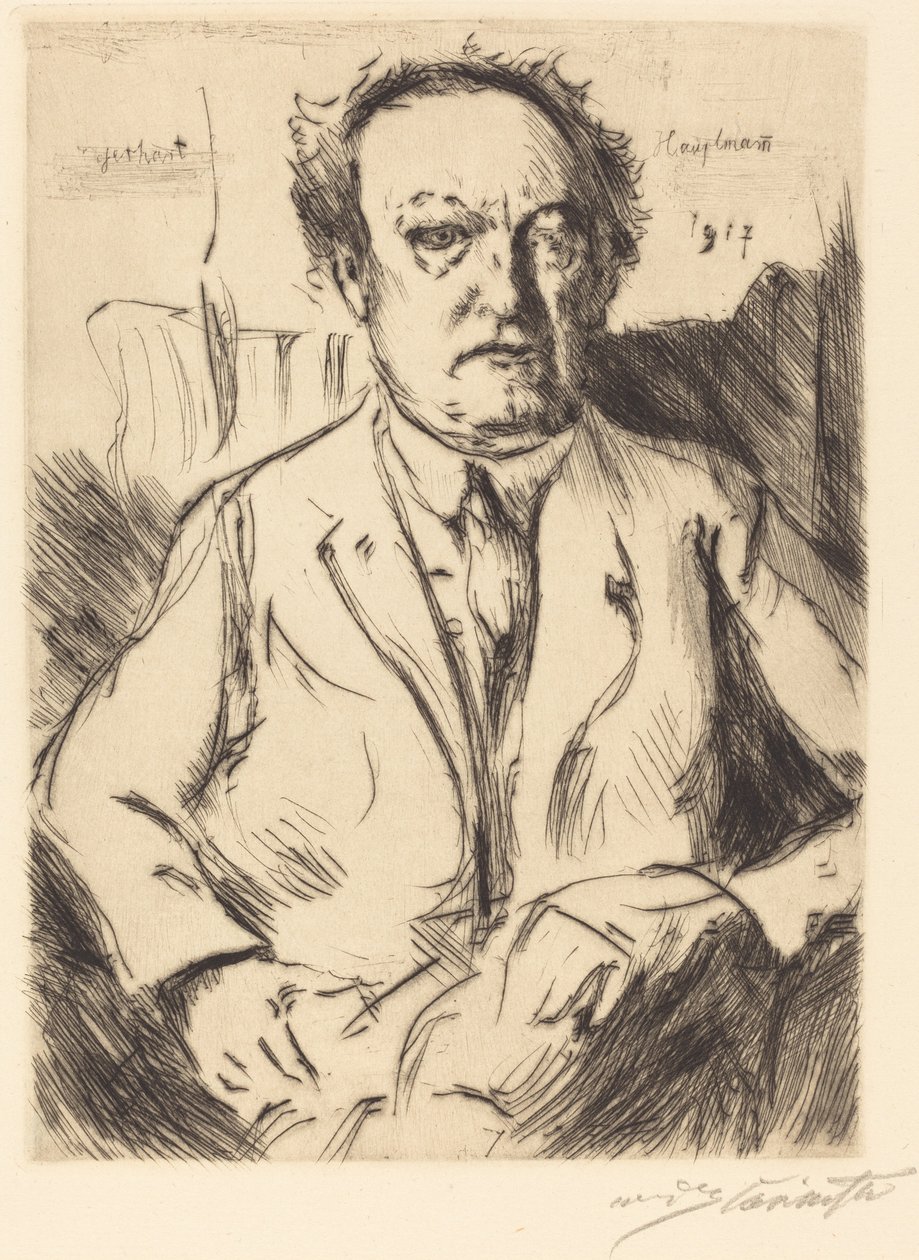 Gerhart Hauptman af Lovis Corinth