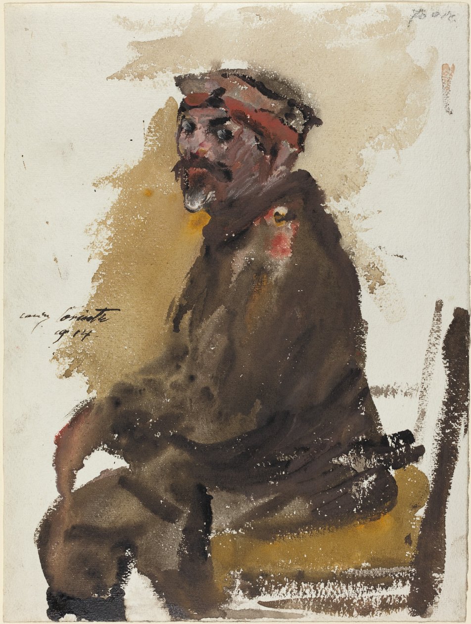 Hermann Struck i uniform af Lovis Corinth