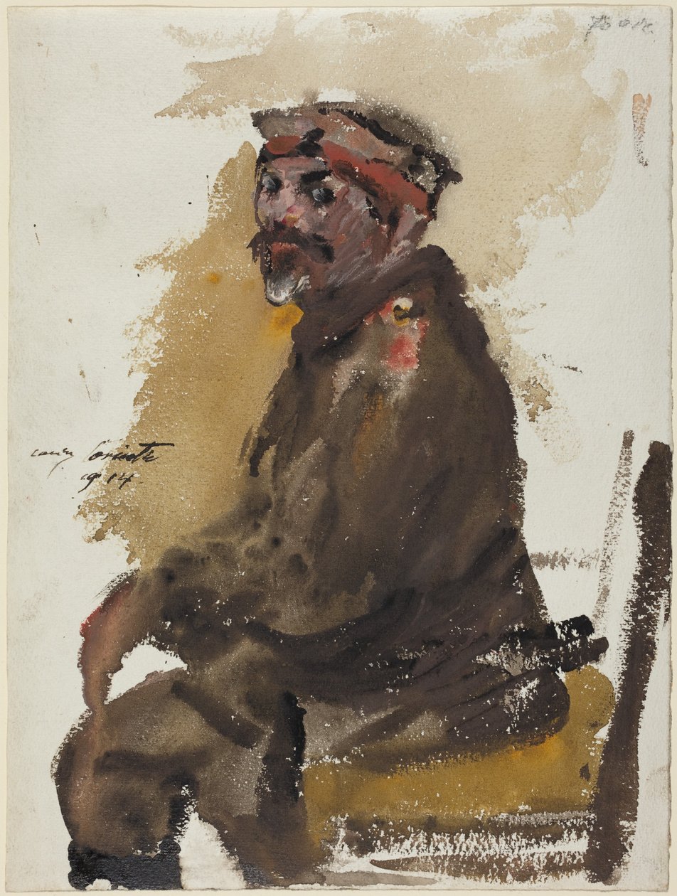 Hermann Struck i uniform af Lovis Corinth