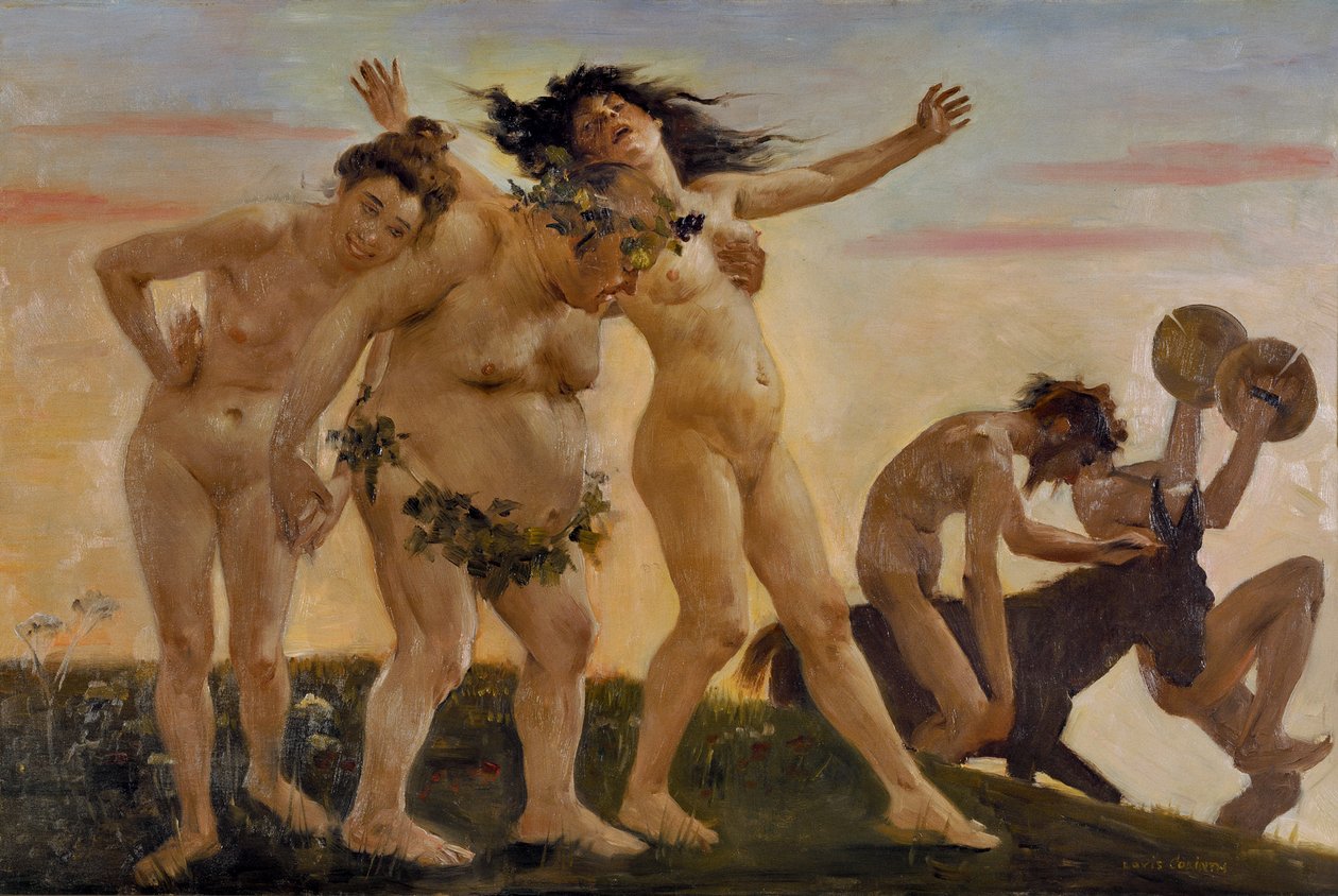 Hjemkomst Bacchantes af Lovis Corinth