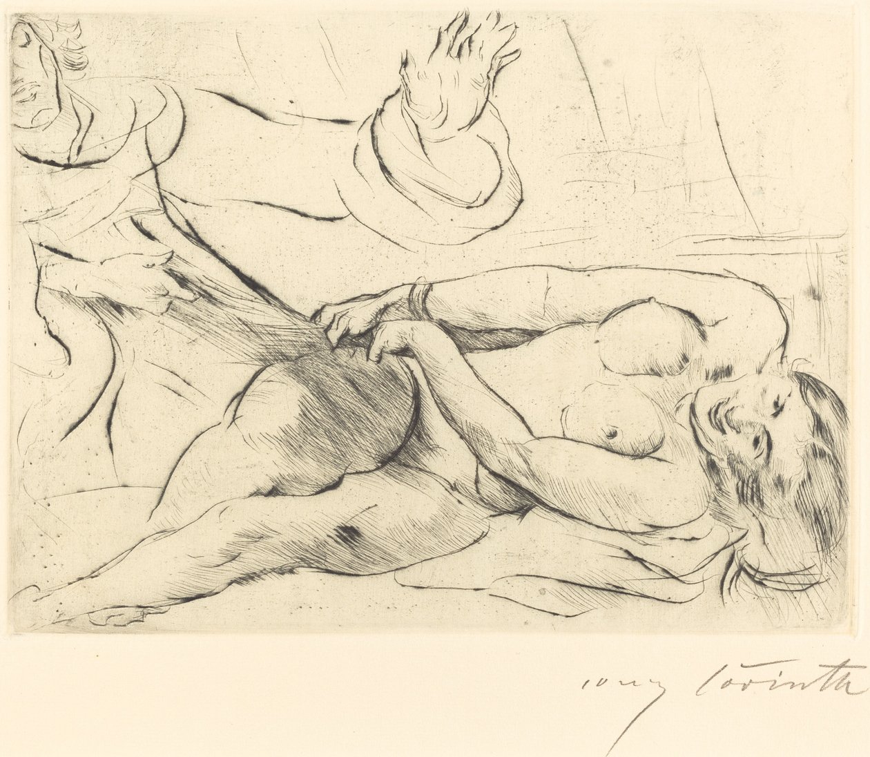 Josef og Potifars kone II Joseph og Potifars kone II, 1915. af Lovis Corinth