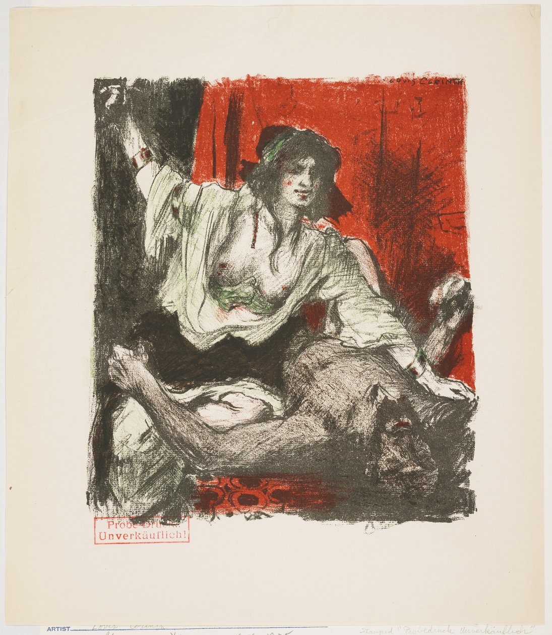 Judith og Holofernes, fra Das Buch Judith (Judiths Bog), 1910 af Lovis Corinth