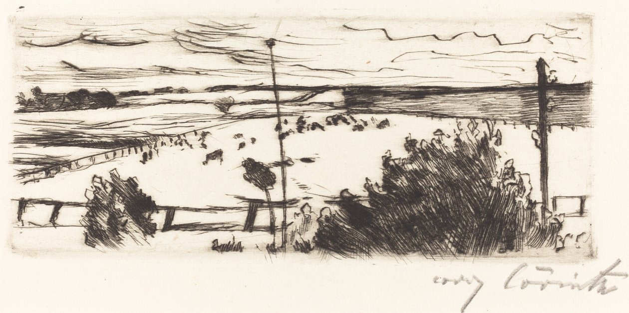 Kyst (seascape) af Lovis Corinth
