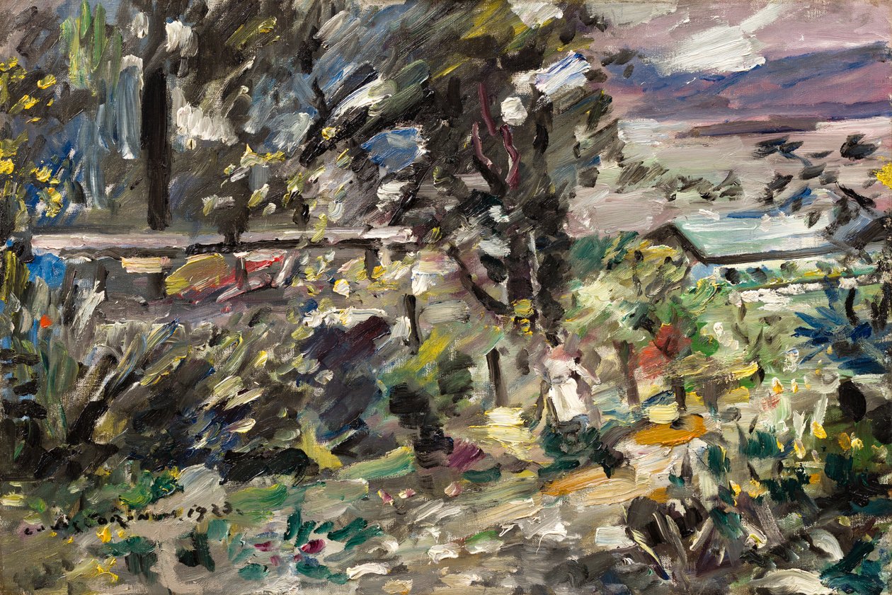 Walchensee, sølvsti af Lovis Corinth