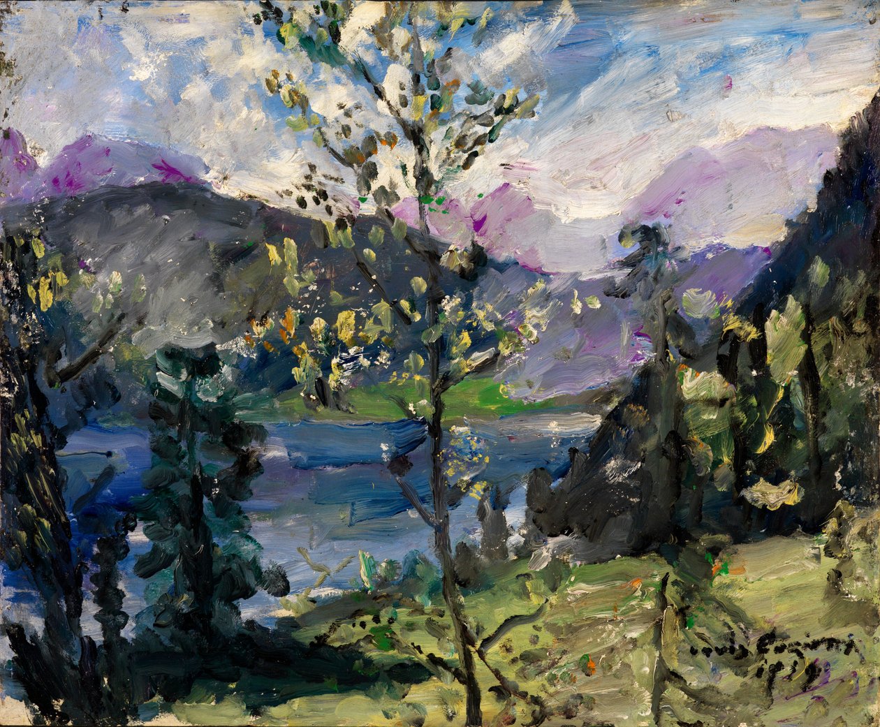 Landskab ved Walchensee af Lovis Corinth