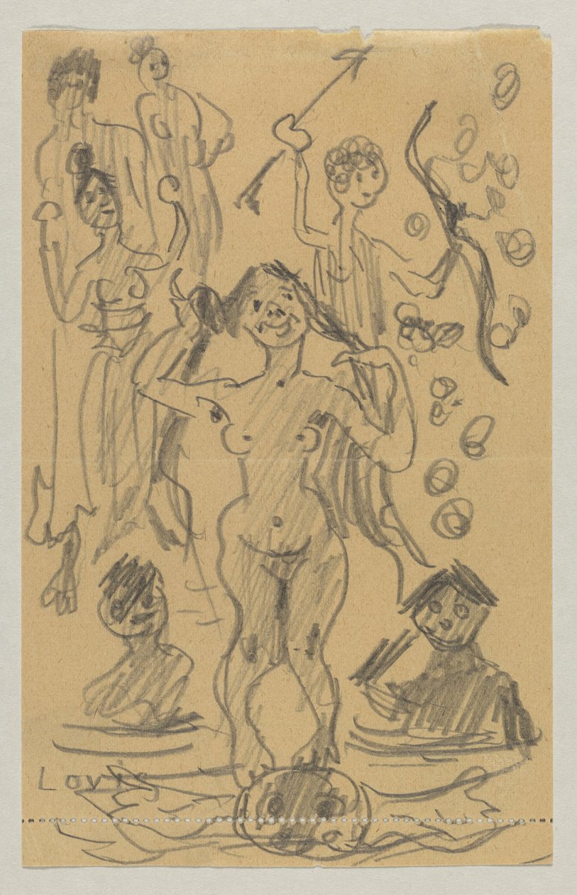 Lovis Corinth og Carl Strathmann af Lovis Corinth