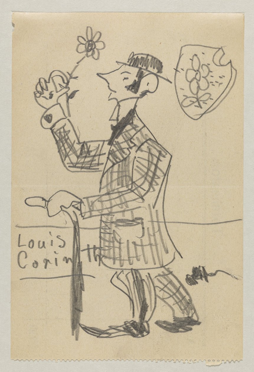 Lovis Corinth og Carl Strathmann af Lovis Corinth
