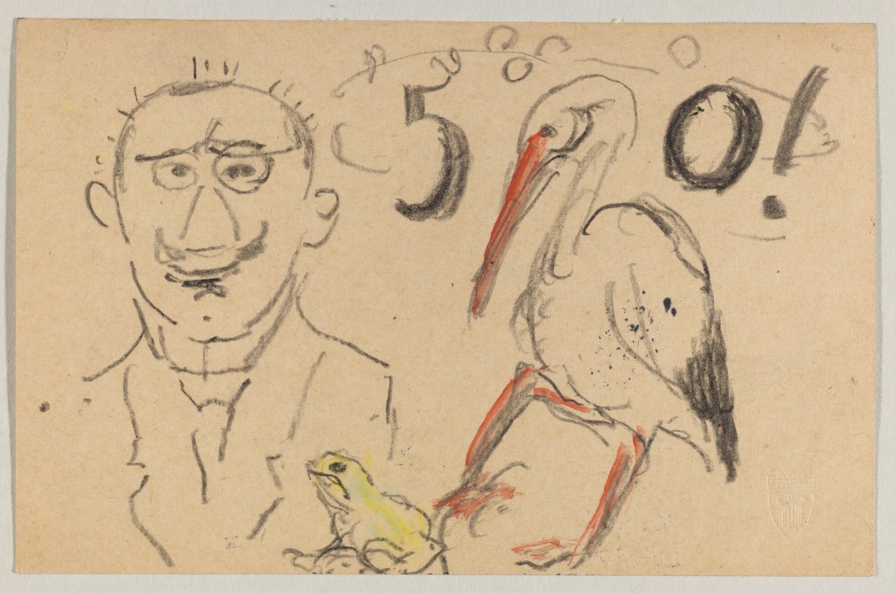 Lovis Corinth til Carl Strathmann: postkort, poststemplet 11. september 1916 af Lovis Corinth