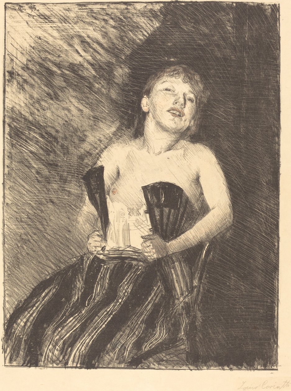 Pige i et korset af Lovis Corinth