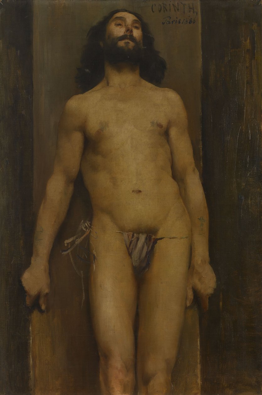 Mandlig nøgenfigur af Lovis Corinth
