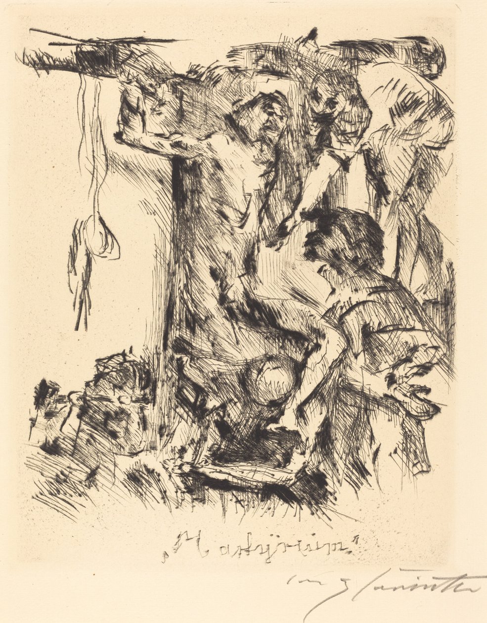 Martyrium af Lovis Corinth