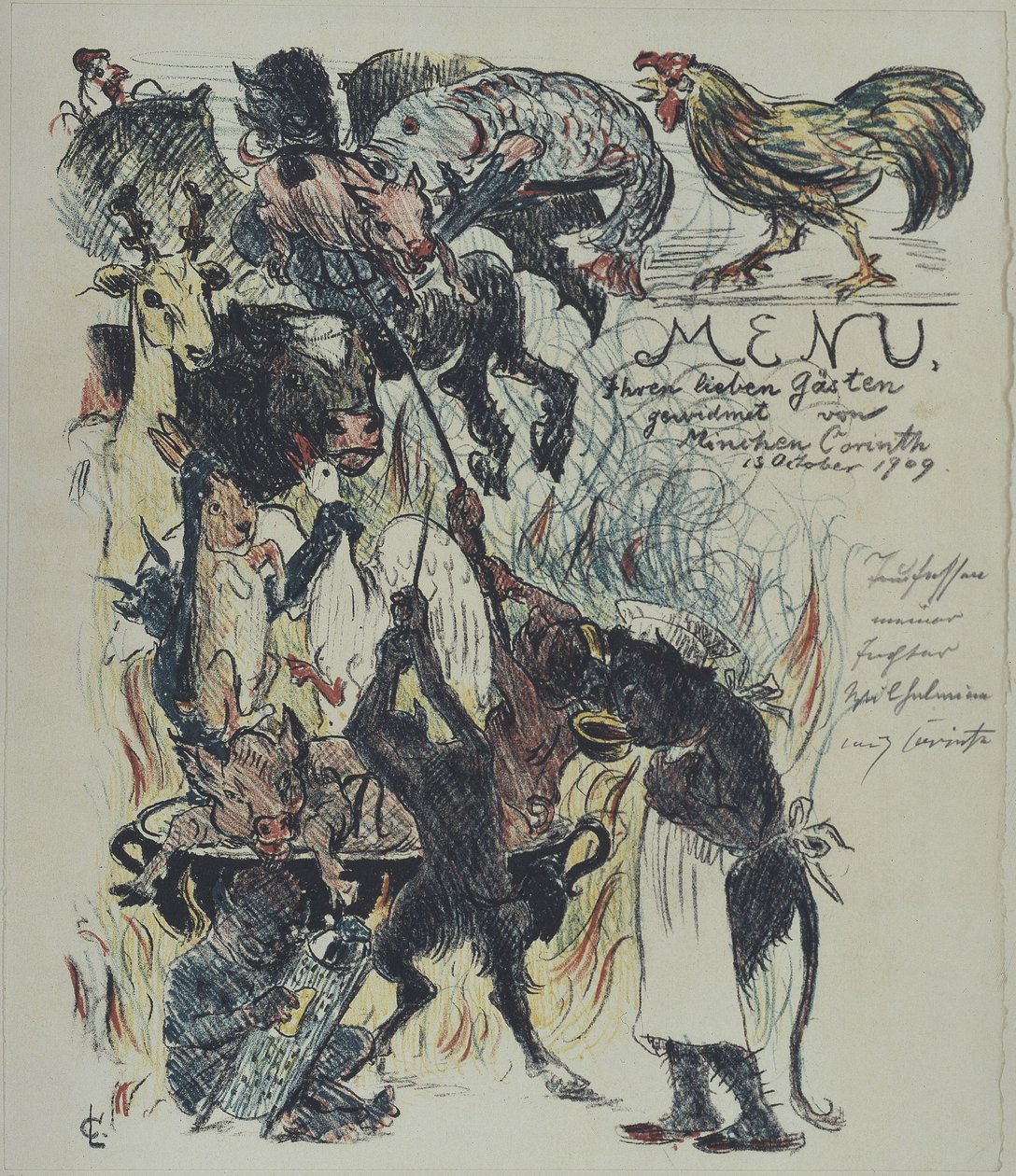 Menu af Lovis Corinth