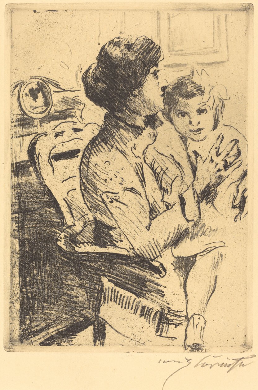 Mor og barn Mor og barn, 1911. af Lovis Corinth