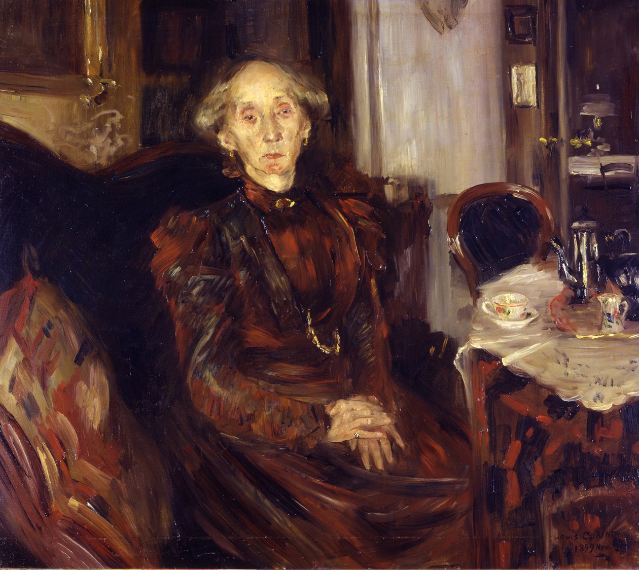 Portræt af mor Rosenhagen af Lovis Corinth