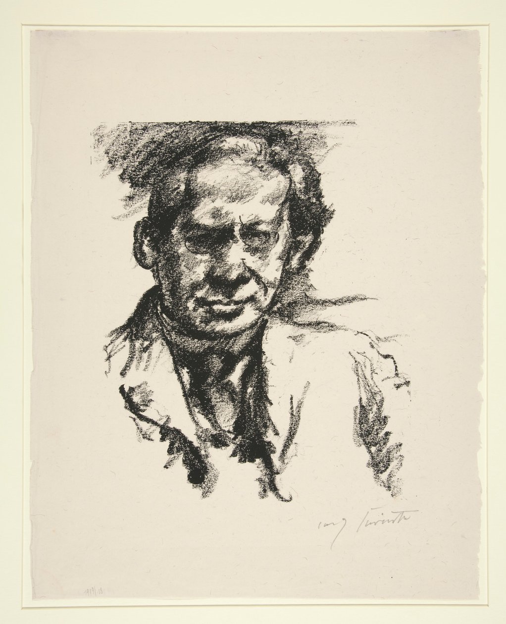 Portræt af Arno Holz af Lovis Corinth